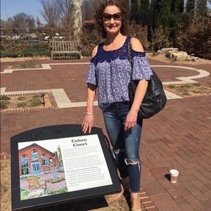 Ella Moss crocheted royal blue tub small $148